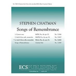 Songs of Remembrance : No. 2 And if thou wilt, remember