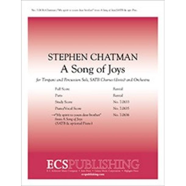 A Song of Joys: My spirit to yours dear brother