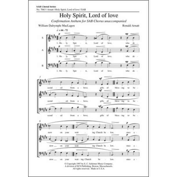 Holy Spirit, Lord of Love
