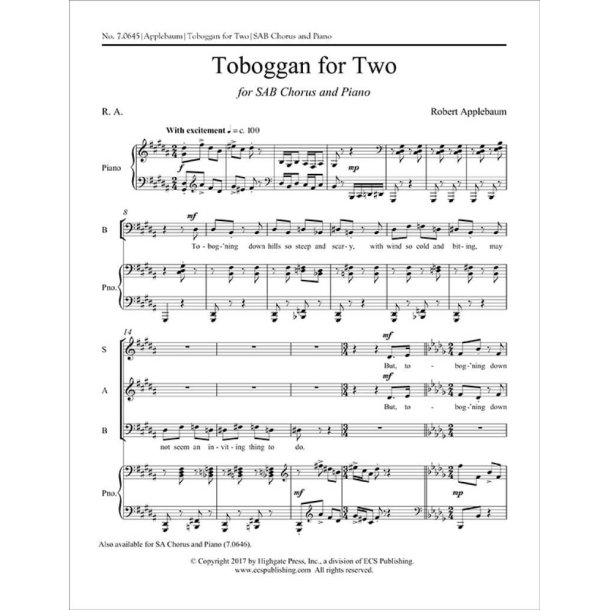 Toboggan for Two