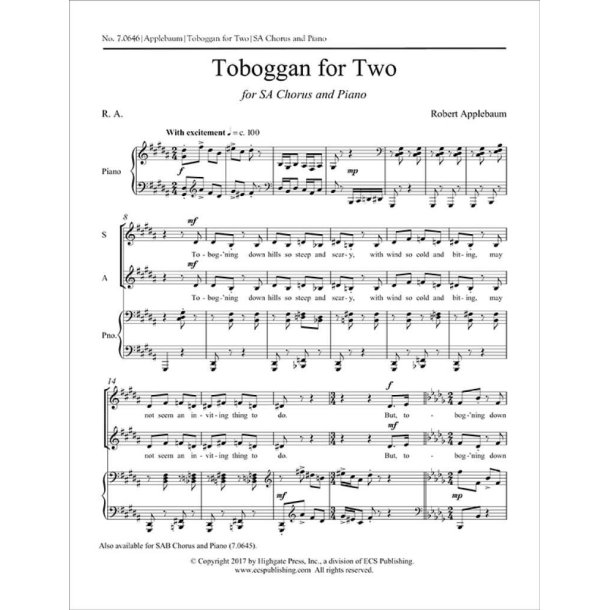 Toboggan for Two