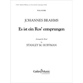 Es ist ein Ros' entsprungen : Additional Band Full Score