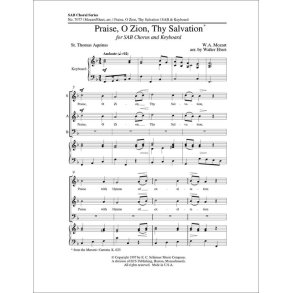 Praise, O Zion, Thy Salvation