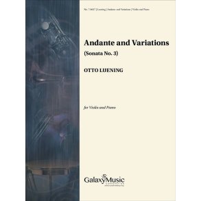 Andante and Variations : Sonata No. 3