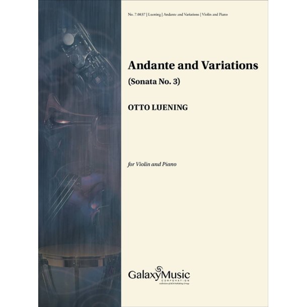 Andante and Variations : Sonata No. 3