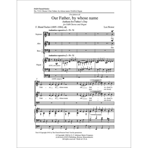 Our Father, By Whose Name