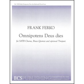 Omnipotens Deus dies : Keyboard/choral score