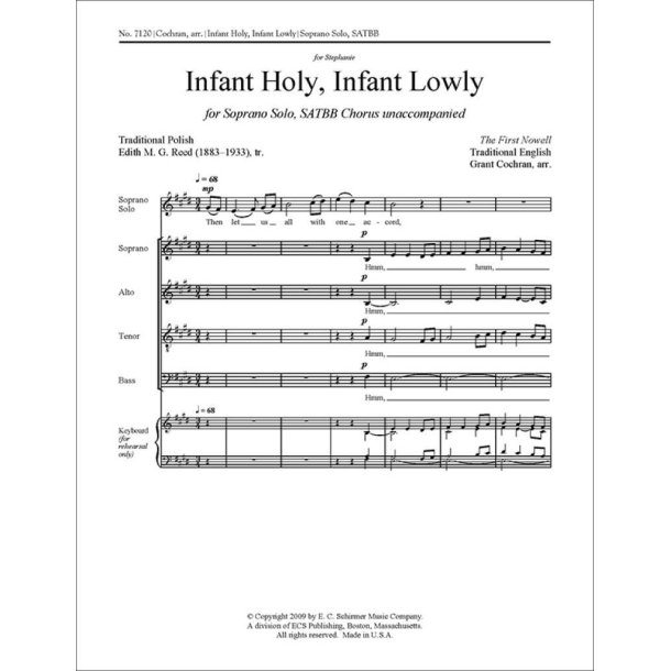 Infant Holy, Infant Lowly