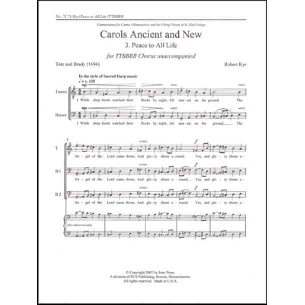 Carols Ancient and New: No. 3 Peace to All Life