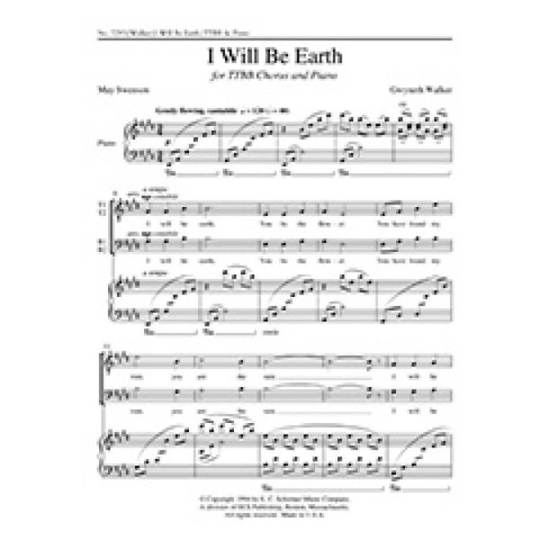 Songs for Women's Voices: No. 6. I Will Be Earth