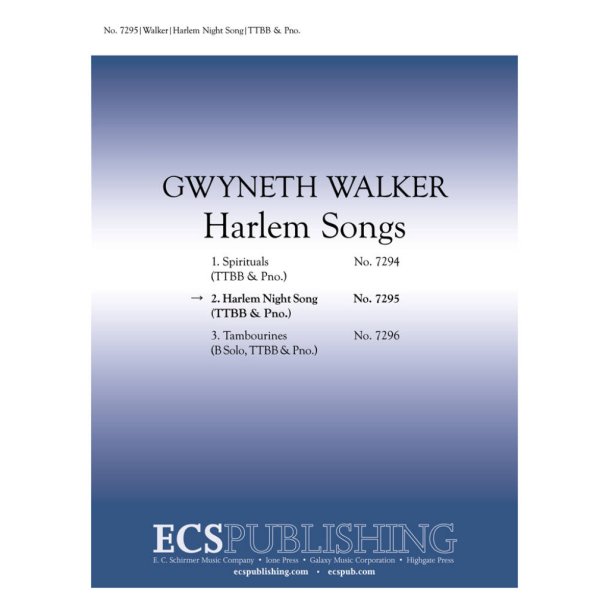 Harlem Songs: No. 2 Harlem Night Song