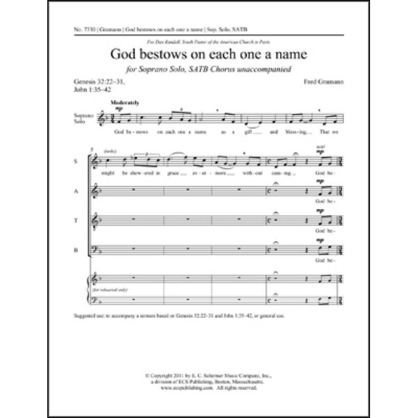 God Bestows On Each One a Name