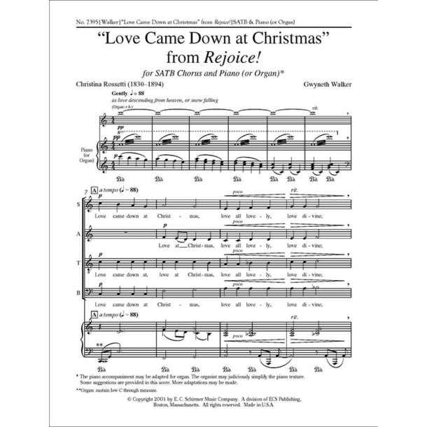 Rejoice!: No. 2 Love Came Down at Christmas