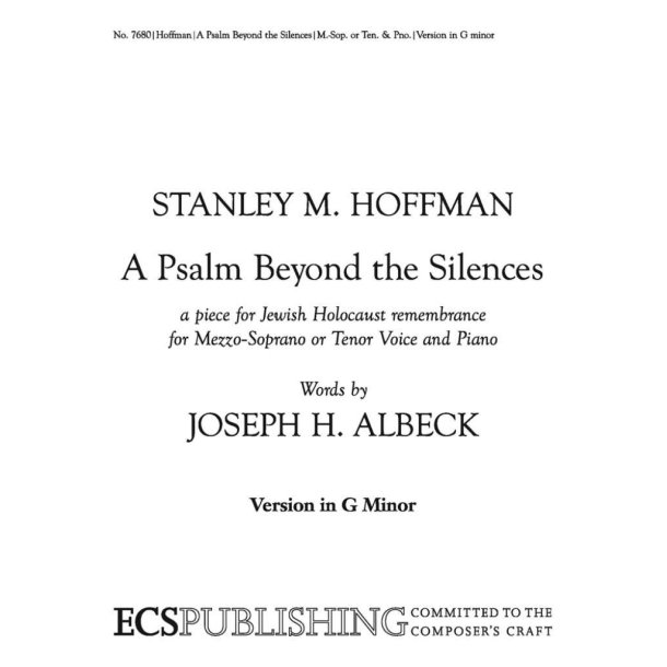 A Psalm Beyond the Silences : Version in g minor