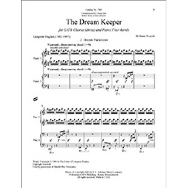The Dream Keeper: No. 2 Dream Variations