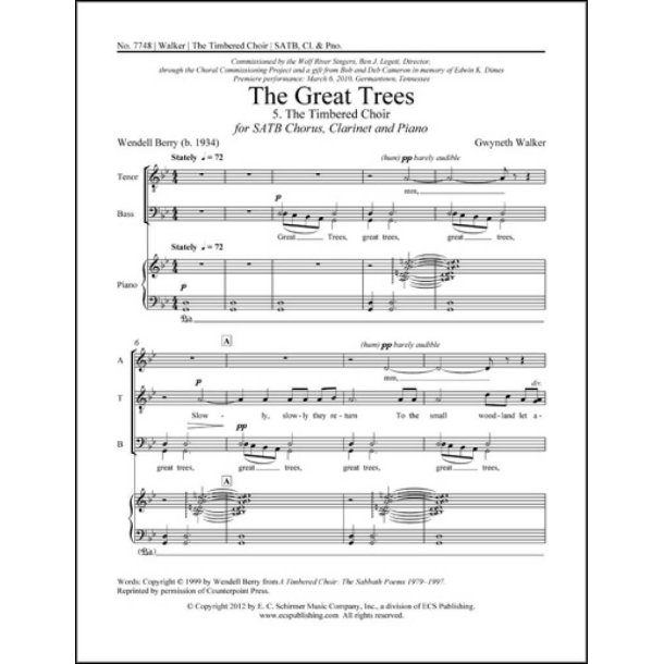 The Great Trees: 5. The Timbered Choir
