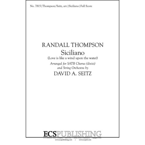 Siciliano : Love is like a wind upon the water