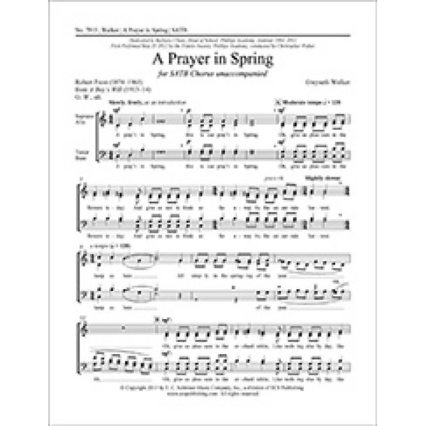 A Prayer in Spring