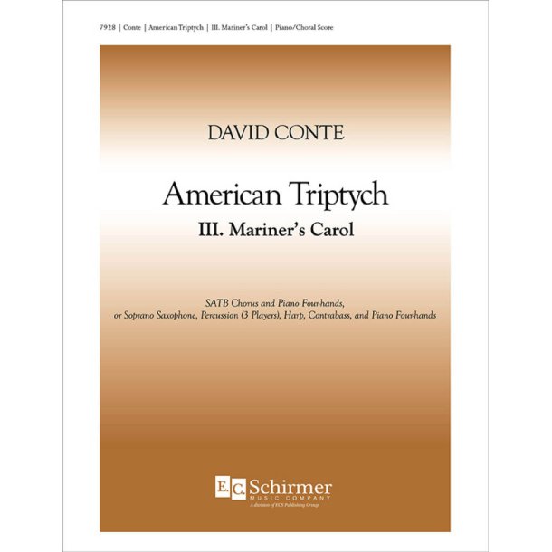 American Triptych: III. Mariner's Carol : Piano/Choral Score