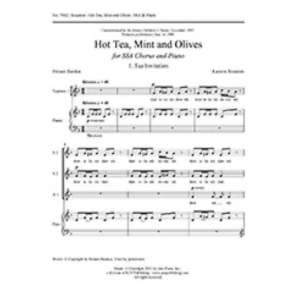 Hot Tea, Mint and Olives