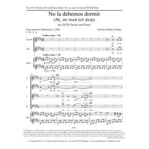 No la debemos dormir : No, we must not sleep