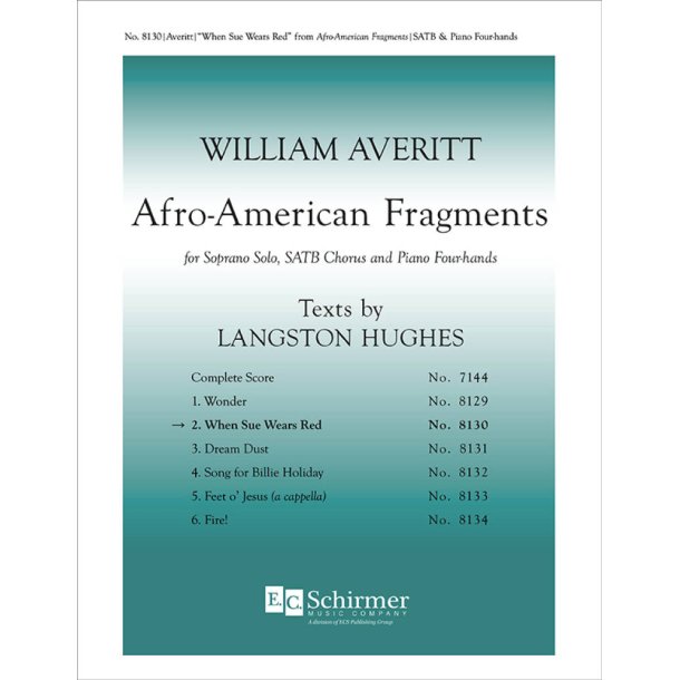 Afro-American Fragments: 2. When Sue Wears Red