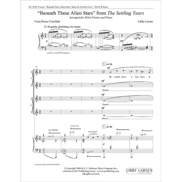 The Settling Years: No 2 Beneath These Alien Stars