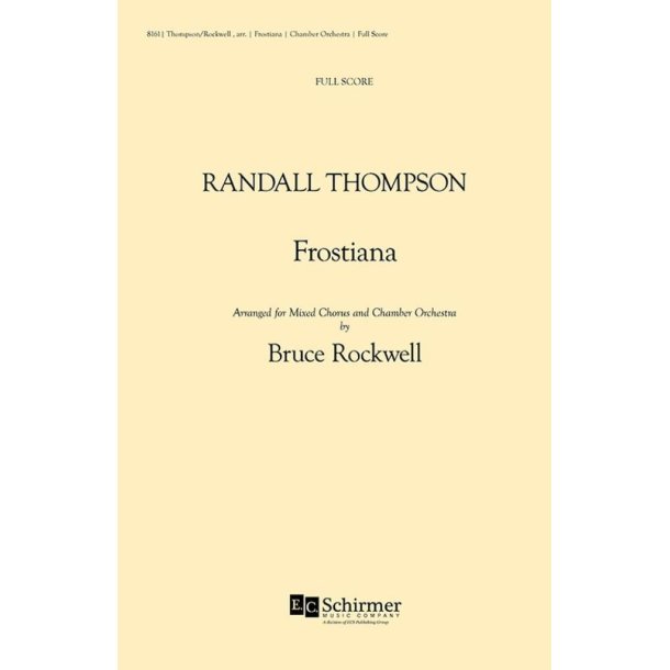 Frostiana : Reduced Orchestral Score