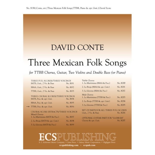 Three Mexican Folk Songs