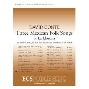 Three Mexican Folk Songs: 3. La Llarona