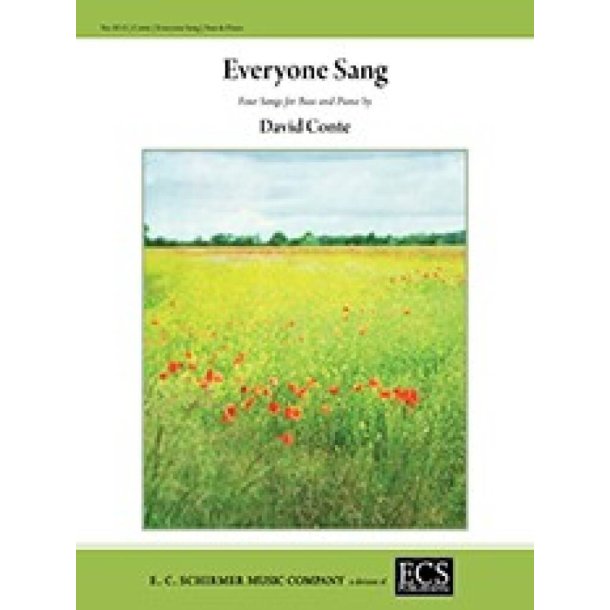 Everyone Sang Four Songs for Bass and Piano