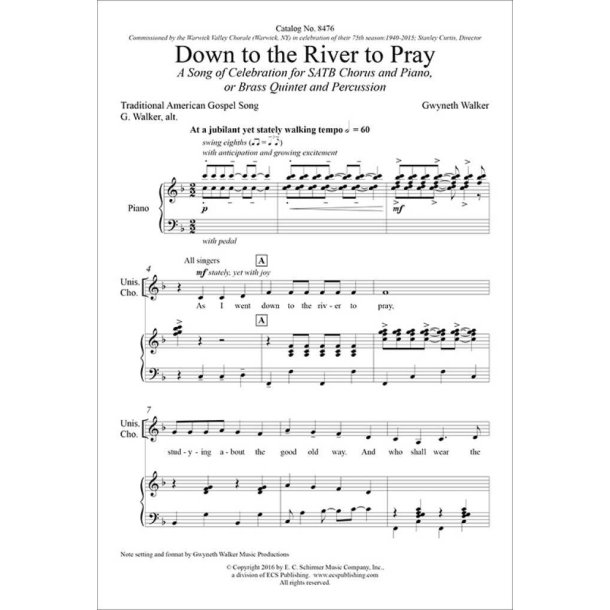 Down to the River to Pray: A Song of Celebration