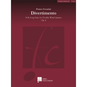 Divertimento Op. 4 : Folk Suite for Double Wind Quintet