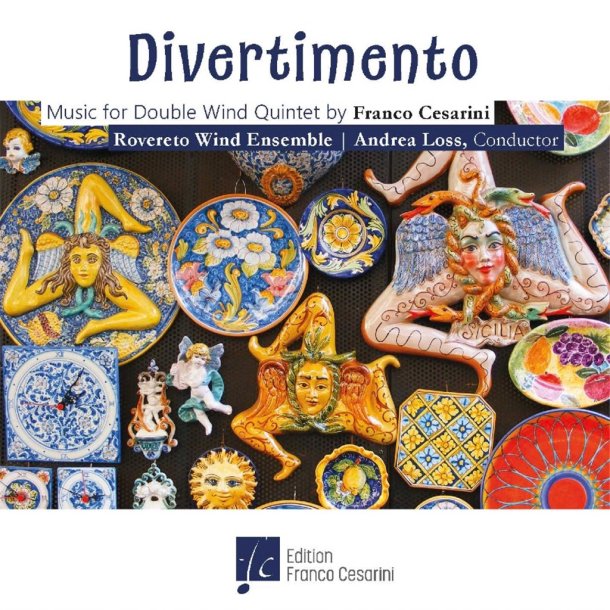 Divertimento : Music for Double Wind Quintet by Franco Cesarini