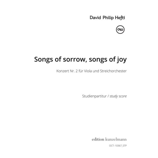 Songs of sorrow, songs of joy