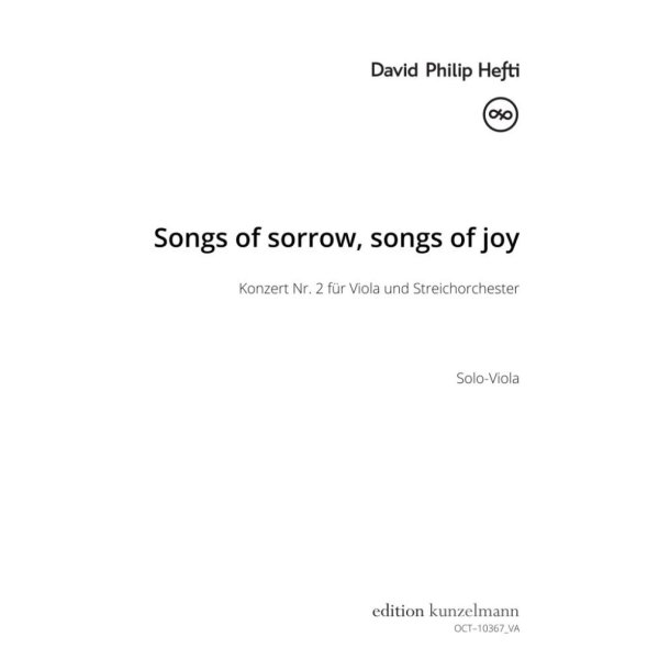 Songs of sorrow, songs of joy