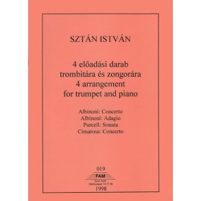 4 Arrangement for Trumpet and Piano