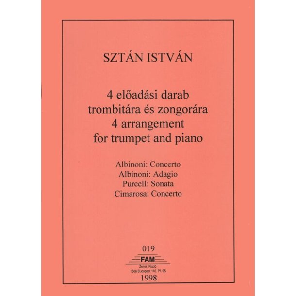 4 Arrangement for Trumpet and Piano
