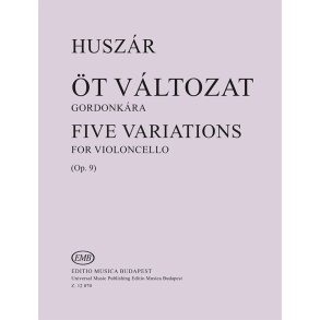 Öt változat gordonkára : Op. 9