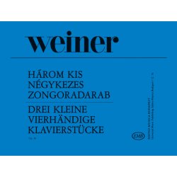 Drei kleine Klavierst&uuml;cke op. 36 zu vier H&auml;nden