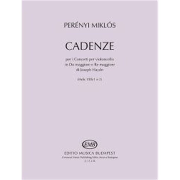 Cadenze : Per Il Concerto per Violoncello in Do Maggiore e Re Maggiore di Joseph Haydn