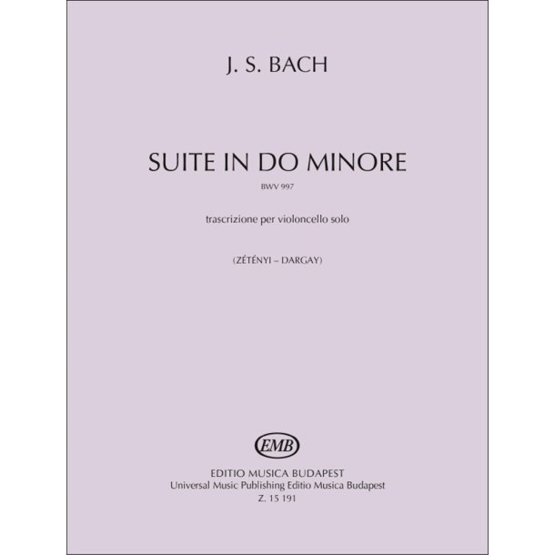 Suite In Do Minore BWV 997