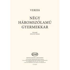 Négy háromszólamú gyermekkar