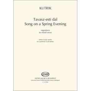 Song on a Spring Evening : for mixed voices