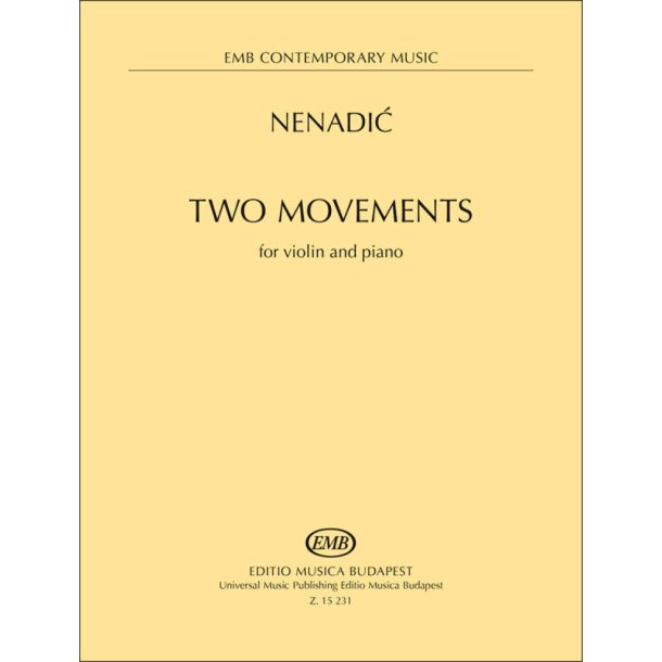 Two Movements : for violin and piano