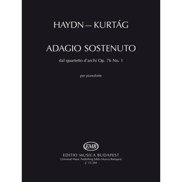 Adagio sostenuto dal quartetto d'archi : Op. 76 No. 1 - Transcription for piano