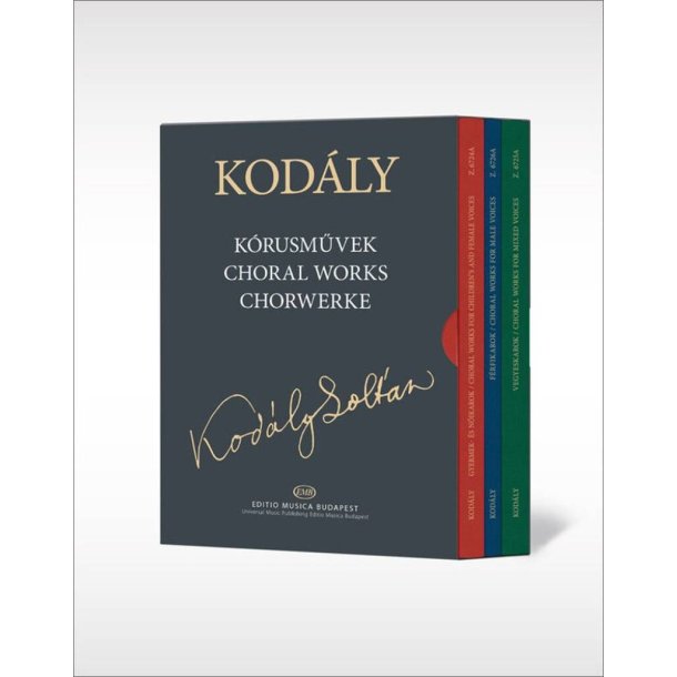 Choral Works : Clothbound in Slipcase