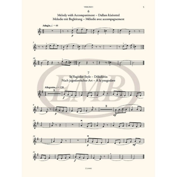 The Microcosm of String Ensemble Music Vol. 2 : based on B&eacute;la Bart&oacute;k's Mikrokosmos - Intermediate