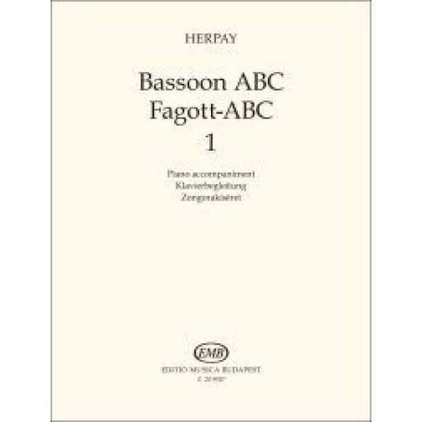 Bassoon ABC 1 : Piano Accompaniment