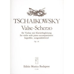 Valse-Scherzo op. 34 f&uuml;r Violine mit Klavierbegle